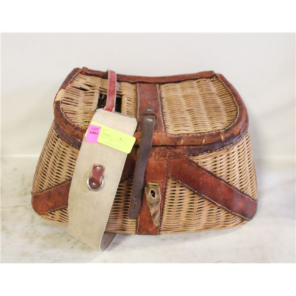 ANTIQUE FISHING BASKET