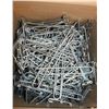 Image 1 : 150 METAL DISPLAY HOOKS 8” LONG,