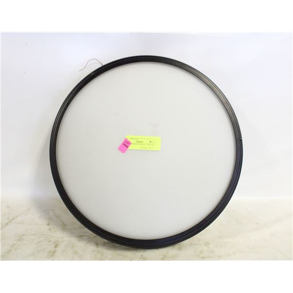 18” FLUSH MOUNT LIGHT – BLACK