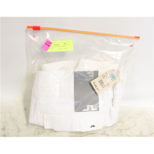 NEW MENS J.LINDEBERG WHITE GOLF SHORTS