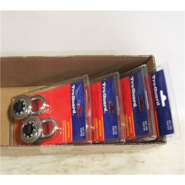 4 PACKS NEW COMBINATION LOCKS