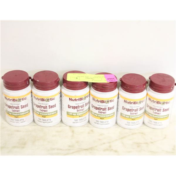 NEW 6 SEALED NUTRIC BIOTIC GRAPE FRUIT