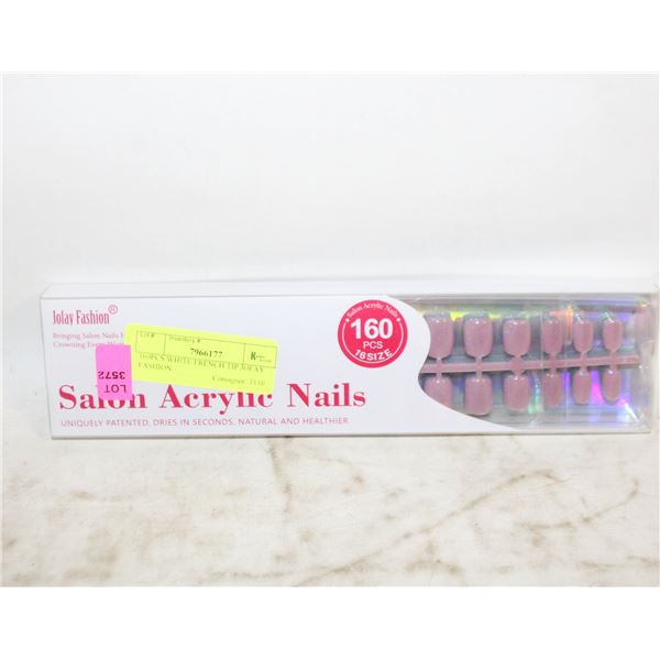 160PCS WHITE FRENCH TIP JOFAY FASHION