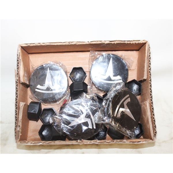 TESLA CENTRE WHEEL CAP SET WITH 20 PIECES