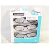 Image 1 : FOSTER GRANT 3 READING GLASSES, 1 CASE, +1.75