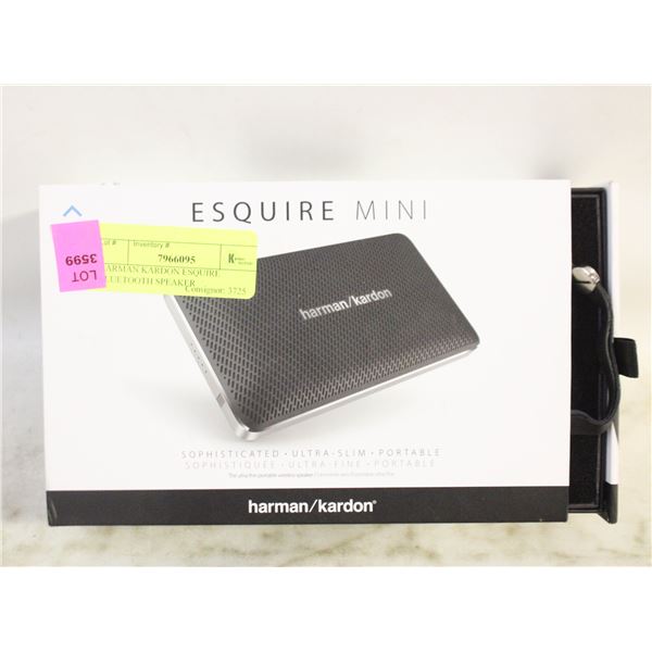 HARMAN KARDON ESQUIRE BLUETOOTH SPEAKER