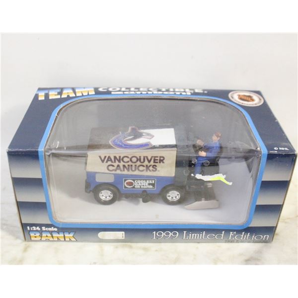 1:24 CANUCKS ZAMBONI DIECAST IN BOX