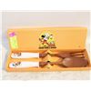 Image 1 : 1970S MICKEY MOUSE FORK & SPOON SET W CASE