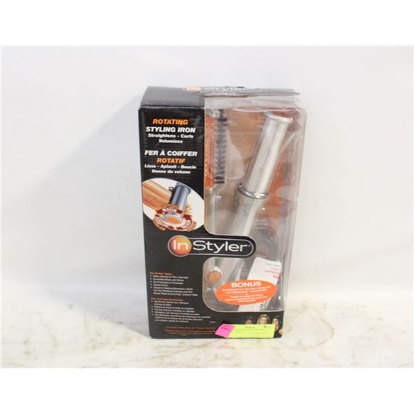 NEW ROTATING STYLING HAIR IRON, CURLS,