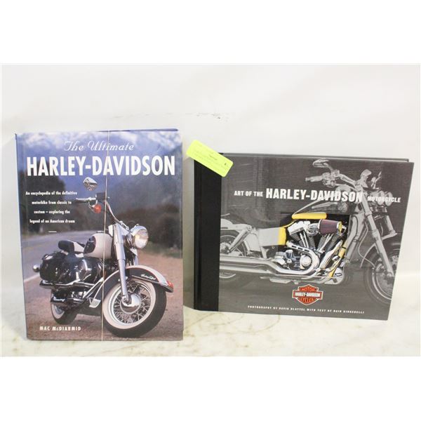 HARLEY DAVIDSON LARGE BOOKS TOGETHER-ESTATE