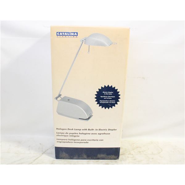 CATALINA HALOGEN DESK LAMP W BOX