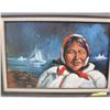Image 1 : ORIGINAL OIL PAINTING N.W.T. SIGNED HAS A BLEMISH