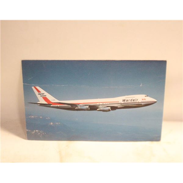 WARD AIR VINTAGE POSTCARD