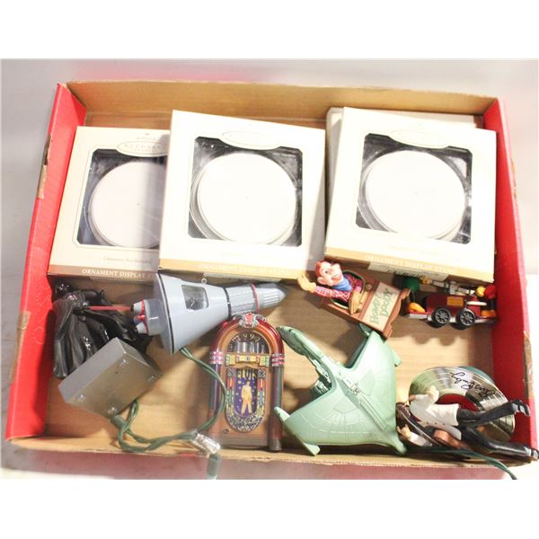 LOT OF ASSTD HALLMARK COLLECTOR ORNAMENTS