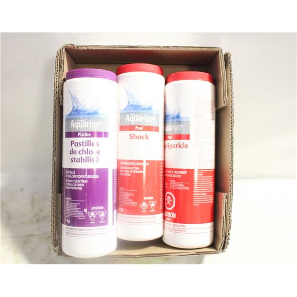 AQUARIUS (1/2-FULL) 3 BOTTLES