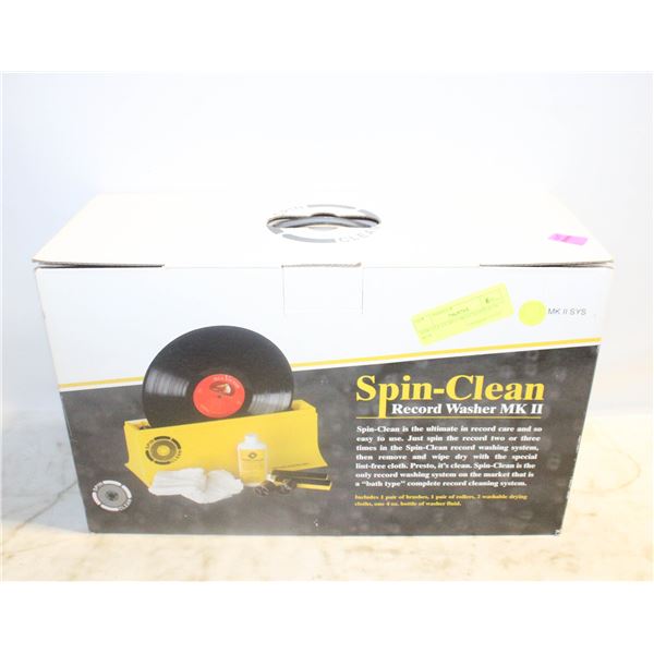 SPIN CLEAN RECORD CLEANER IN BOX