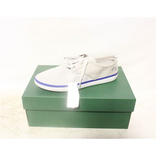 NEW LACOSTE MALAHINI DECK CANVAS SHOES, SIZE US 8