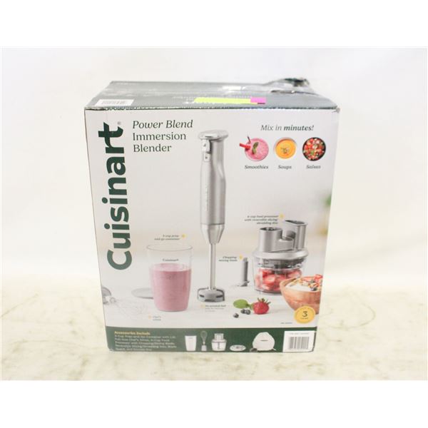 NEW CUISINART POWER BLEND IMMERSION BLENDER
