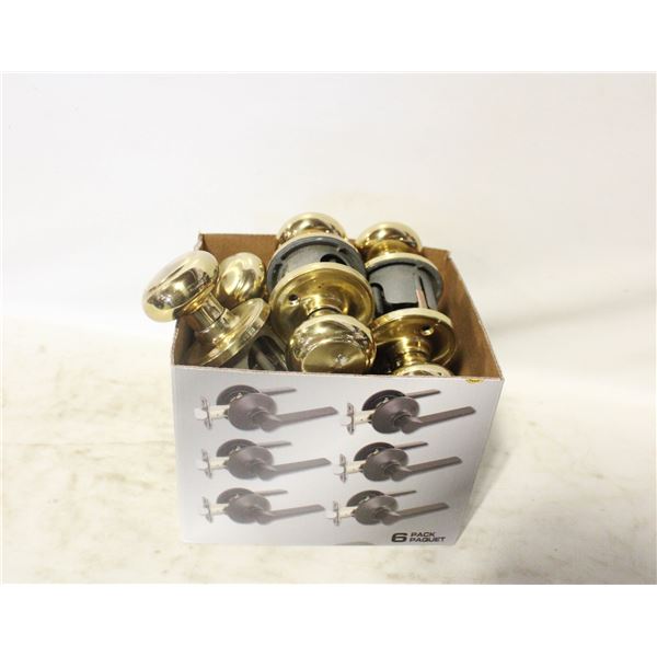 6 SETS GOLD INDOOR DOOR HANDLES