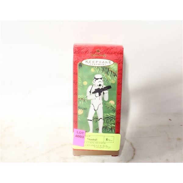 STAR WARS STORM TROOPER HALLMARK ORNAMENT W BOX