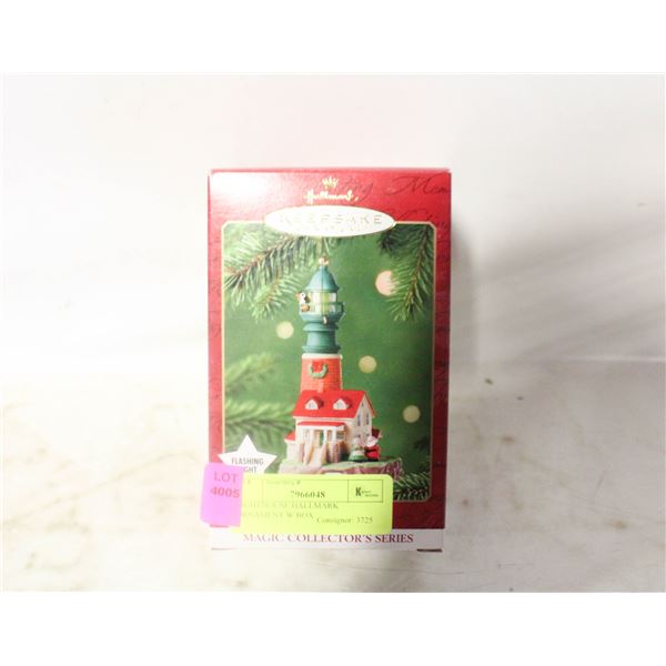LIGHTHOUSE HALLMARK ORNAMENT W BOX