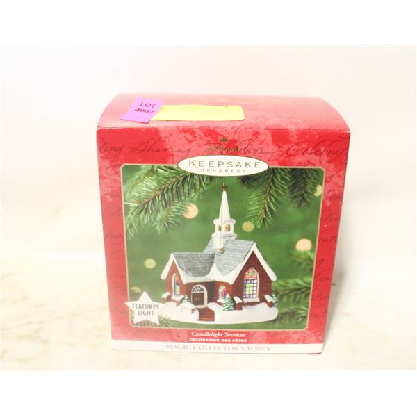 CHURCH HALLMARK ORNAMENT W BOX