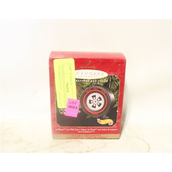 HOTWHEELS REDLINE HALLMARK ORNAMENT W BOX