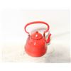 Image 1 : VINTAGE RED ENAMEL TEAPOT