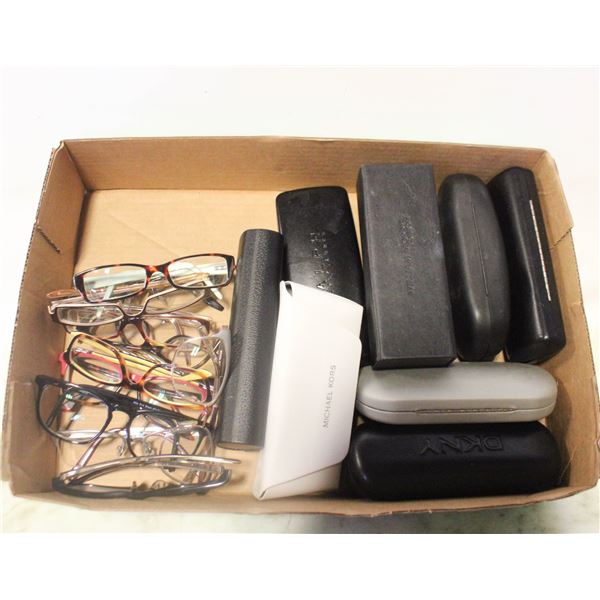 11 PAIRS GLASSES & 9 CASES