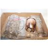 Image 1 : FLAT OF DRINKING GLASSES AND SHOT GLASSES