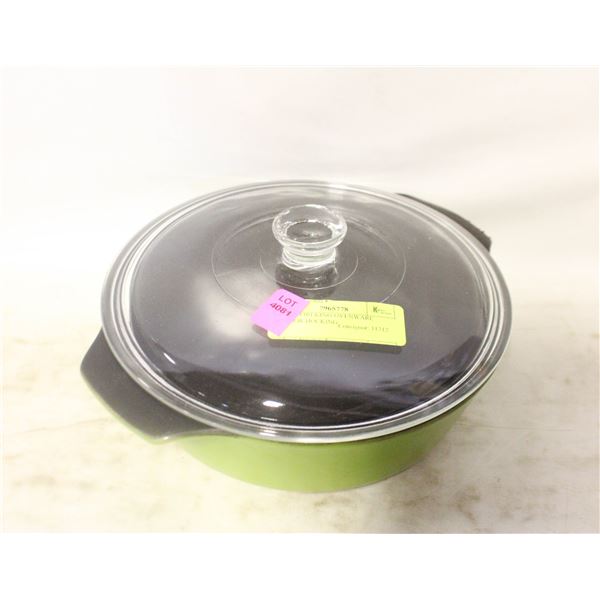 GREEN FIREKING OVENWARE ANCHOR HOCKING