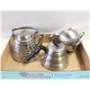 Image 1 : 3 SILVER TEA KETTLES, CLEAN INTERIORS, NO RUST