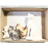 Image 1 : VINTAGE PORCELAIN CATS HOME DECOR, MADE IN