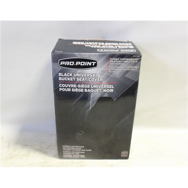 BLACK UNIVERSAL BUCKET SEAT COVER