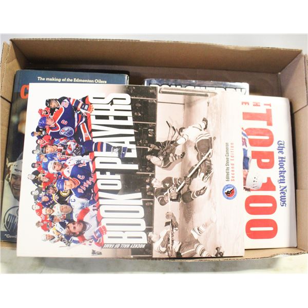 6 NHL HOCKEY BOOKS