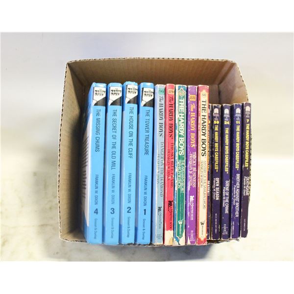 14 HARDY BOYS BOOKS (HARD & SOFT COVER)