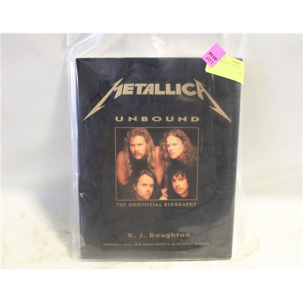 METALLICA UNBOUND BOOK