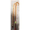 Image 1 : 2 WOOD WALKING CANES