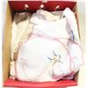 Image 1 : VTG. EMBROIDERED DOLLIES & CROCHET WORKS