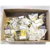 Image 1 : LARGE FLAT OF NEW BRASS SCREW HOOKS