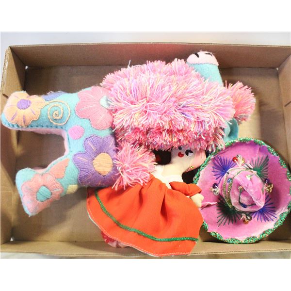 HANDMADE LLAMA WITH SOMBRERO + DOUBLE