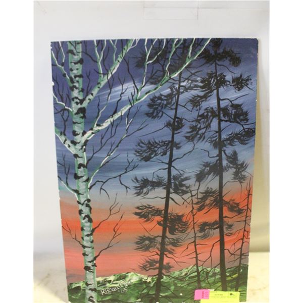 ORIGINAL YUKON ARTIST PAINTING