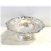 Image 1 : 10 INCH SILVER PLATED DISH WITH MENORAH MARKING