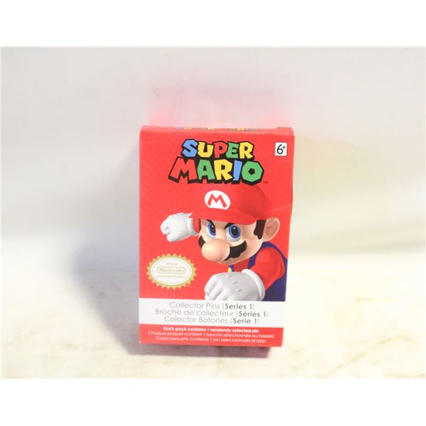 NEW SUPER MARIO COLLECTOR PINS X2