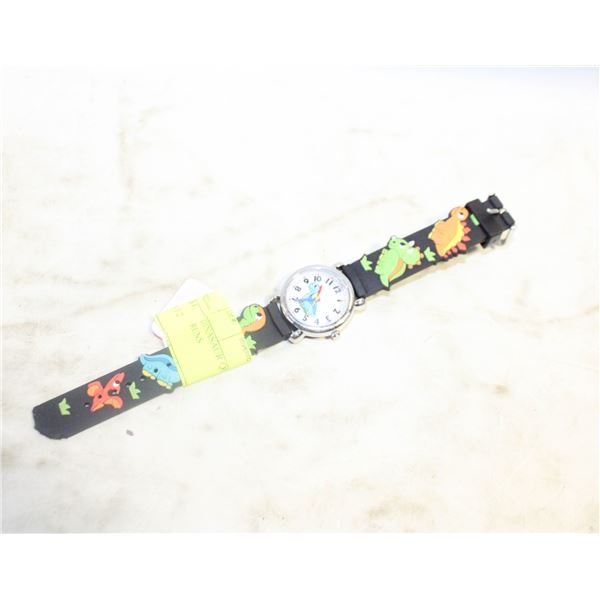 DINASAUR QUARTZ KIDS WATCH, RUNS