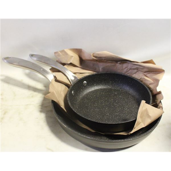 THE ROCK BY STARFRIT SET OF 2 FRY PANS