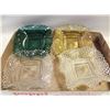Image 1 : 5 INDIANA GLASS COMP.  DIAMOND POINT DISHES