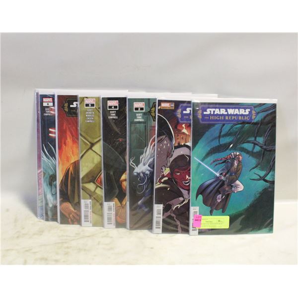 10 STARWARS THE HIGH REPUBLIC MARVEL COMICS BAGGED