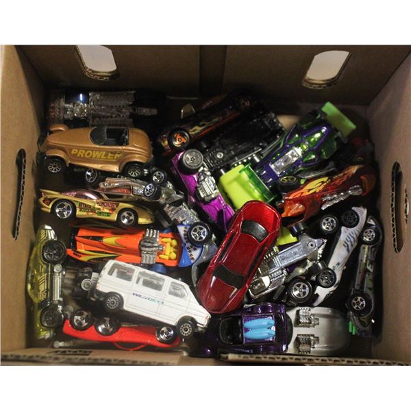 VTG. BOX OF ASS. HOT WHEELS & MORE