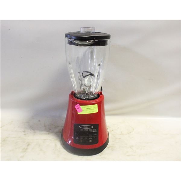 OSTER BLENDER, RED BASE
